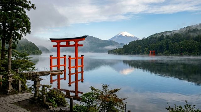 Lake Ashi in Hakone