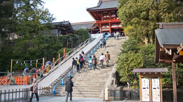 Tsurugaoka Hachimangu shrine in Kamakura