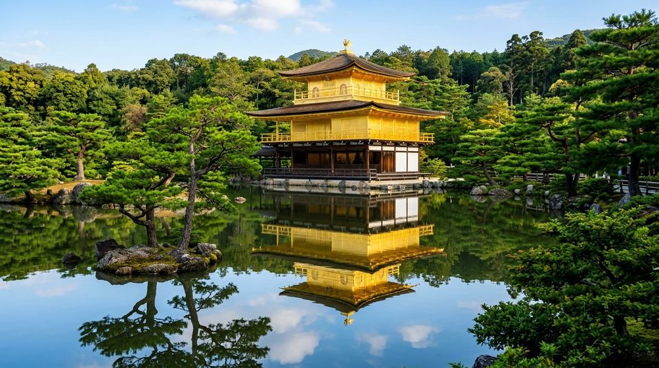 Kinkaku-ji, the Golden Pavilion in Kyoto