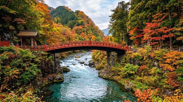 Shinkyo Bridge in Nikko